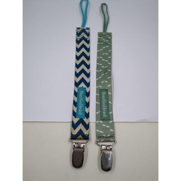 BooginHead Baby Newborn Infant PaciPal Pacifier Clip Tethers Only Set Of 2 - Picture 1 of 8